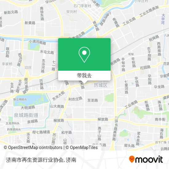 济南市再生资源行业协会地图