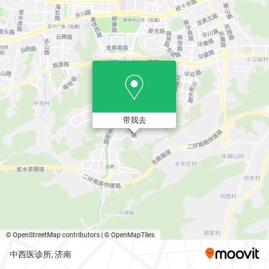 中西医诊所地图