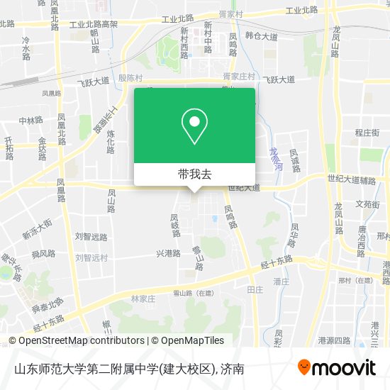 山东师范大学第二附属中学(建大校区)地图
