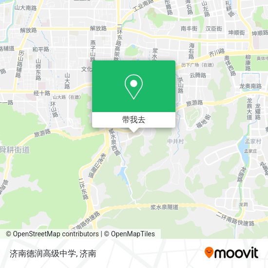 济南德润高级中学地图