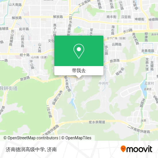 济南德润高级中学地图
