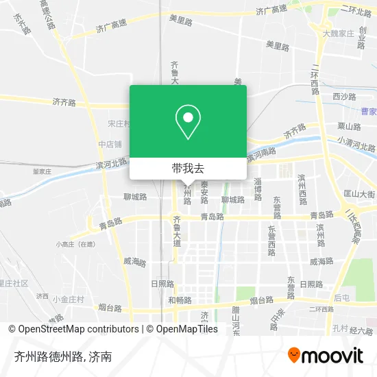 齐州路德州路地图
