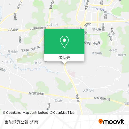 鲁能领秀公馆地图