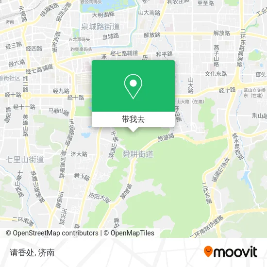 请香处地图