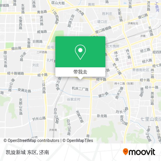 凯旋新城 东区地图