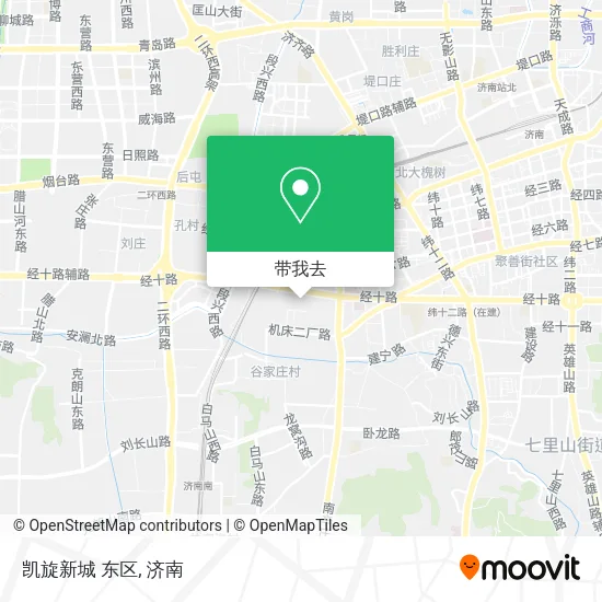 凯旋新城 东区地图