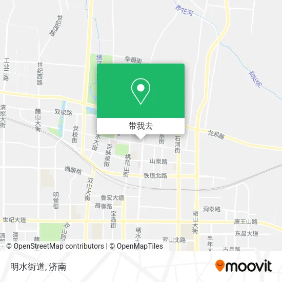 明水街道地图