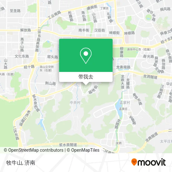牧牛山地图
