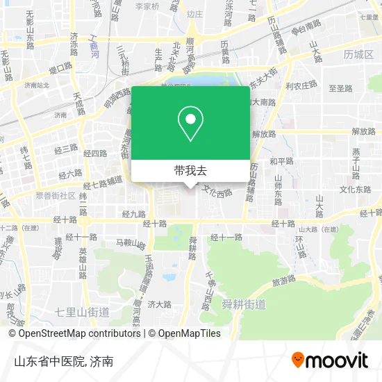 山东省中医院地图