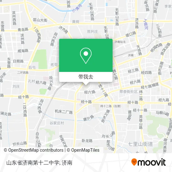 山东省济南第十二中学地图