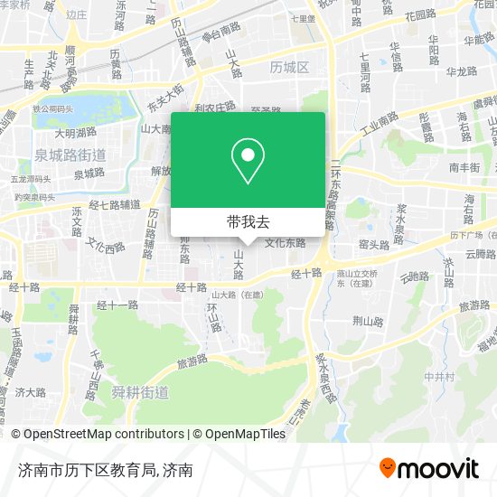 济南市历下区教育局地图