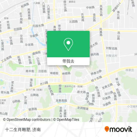 十二生肖雕塑地图