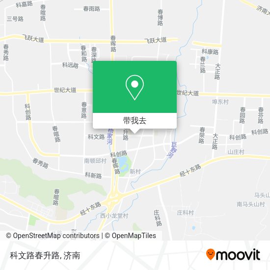 科文路春升路地图