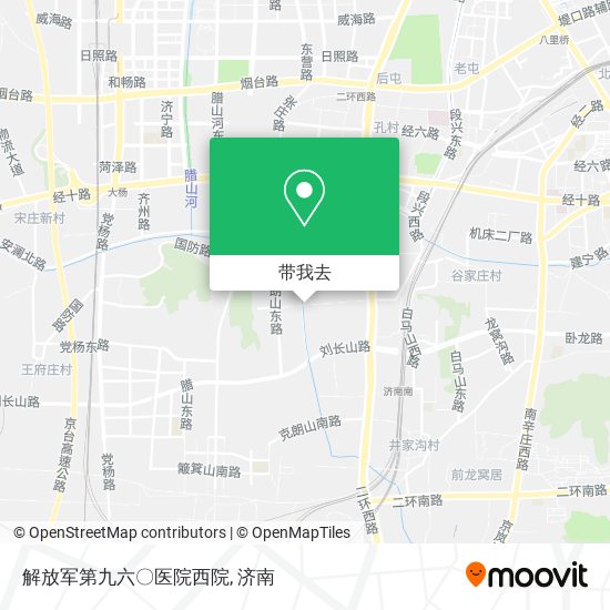 解放军第九六〇医院西院地图