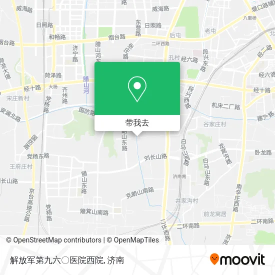 解放军第九六〇医院西院地图