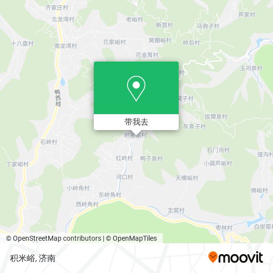 积米峪地图