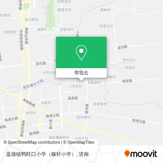 遥墙镇鸭旺口小学（稼轩小学）地图