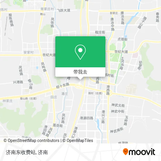 济南东收费站地图
