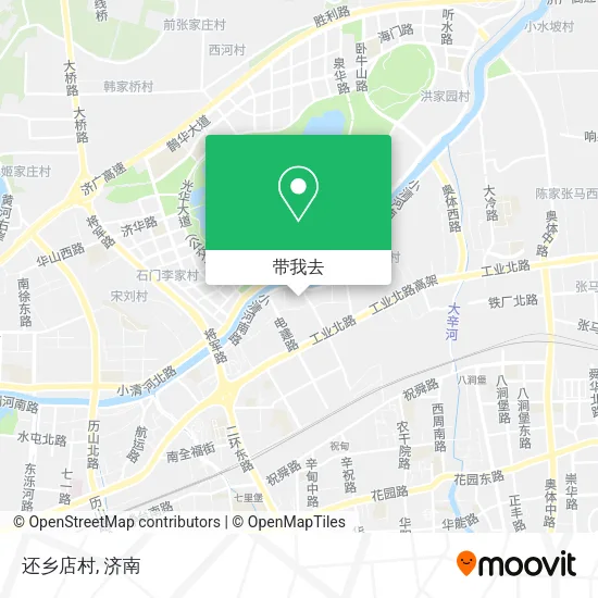 还乡店村地图