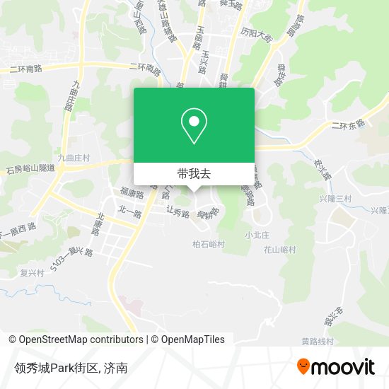 领秀城Park街区地图