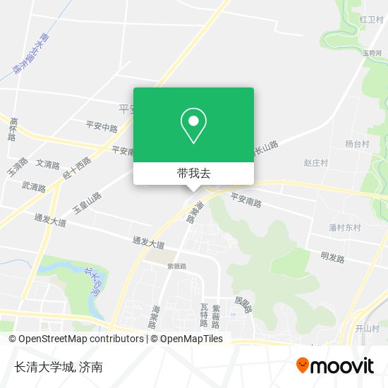 长清大学城地图