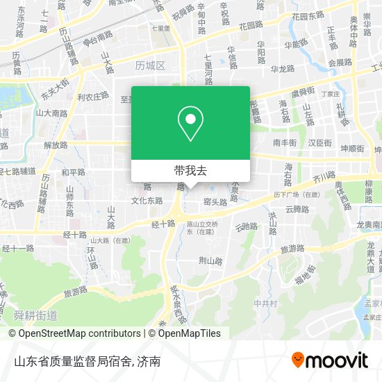 山东省质量监督局宿舍地图