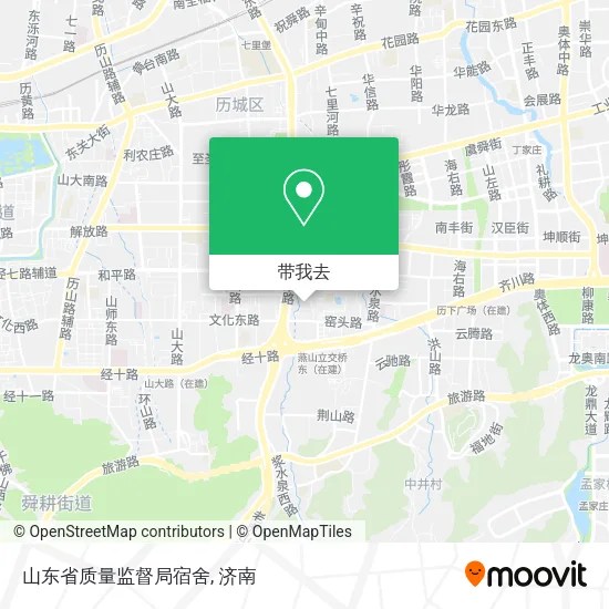 山东省质量监督局宿舍地图