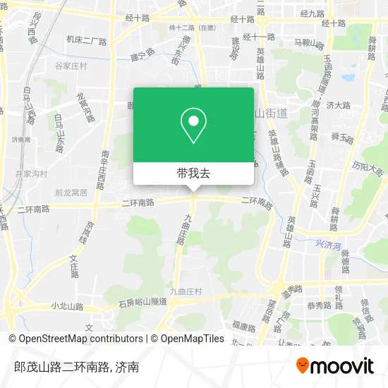 郎茂山路二环南路地图