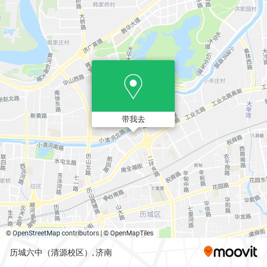 历城六中（清源校区）地图
