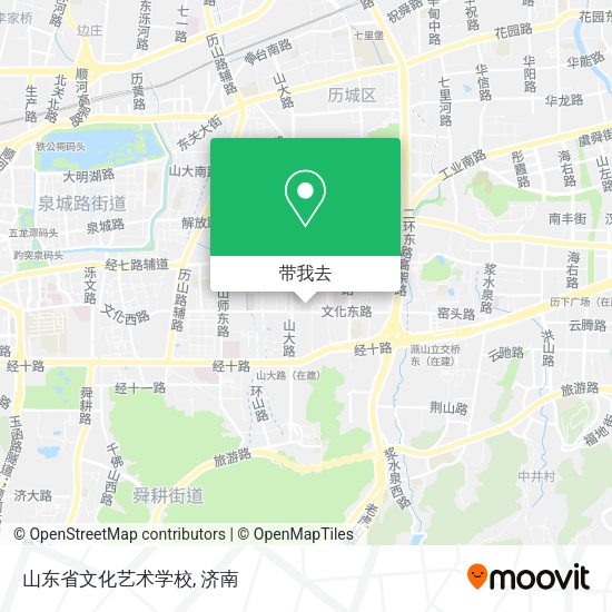 山东省文化艺术学校地图
