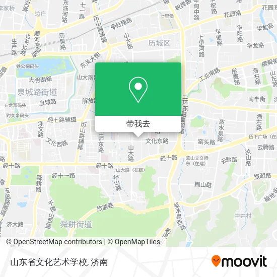 山东省文化艺术学校地图