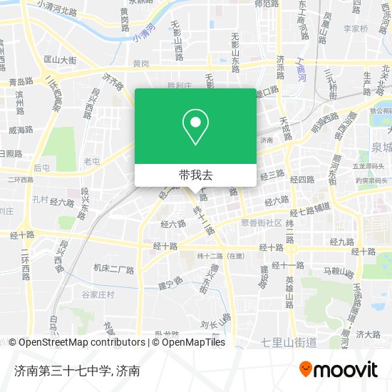 济南第三十七中学地图