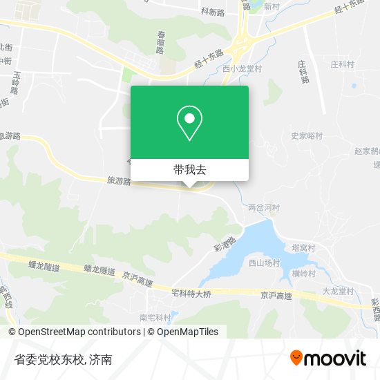 省委党校东校地图
