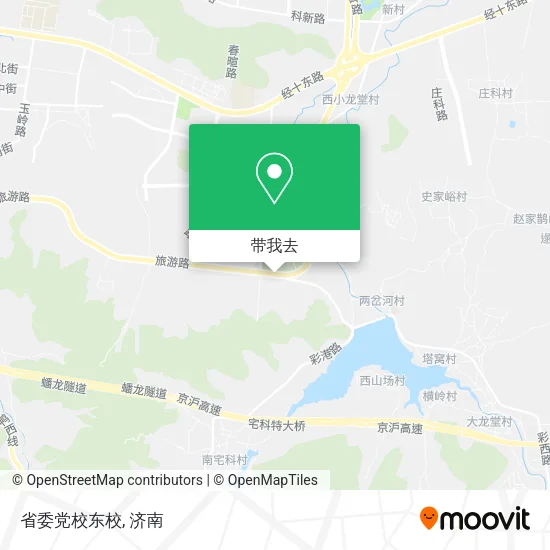 省委党校东校地图