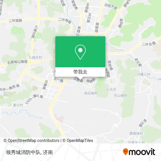 领秀城消防中队地图
