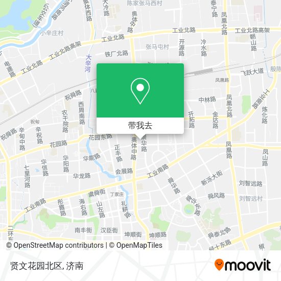 贤文花园北区地图