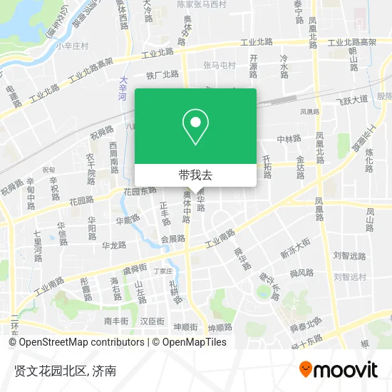 贤文花园北区地图