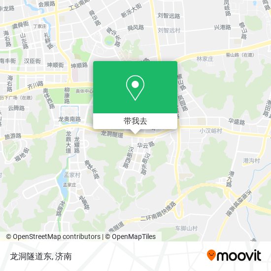 龙洞隧道东地图
