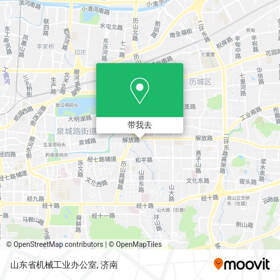 山东省机械工业办公室地图