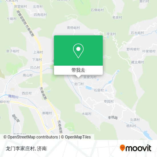 龙门李家庄村地图