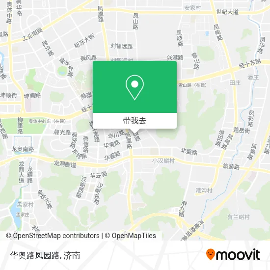 华奥路凤园路地图