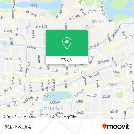 梁府小区地图