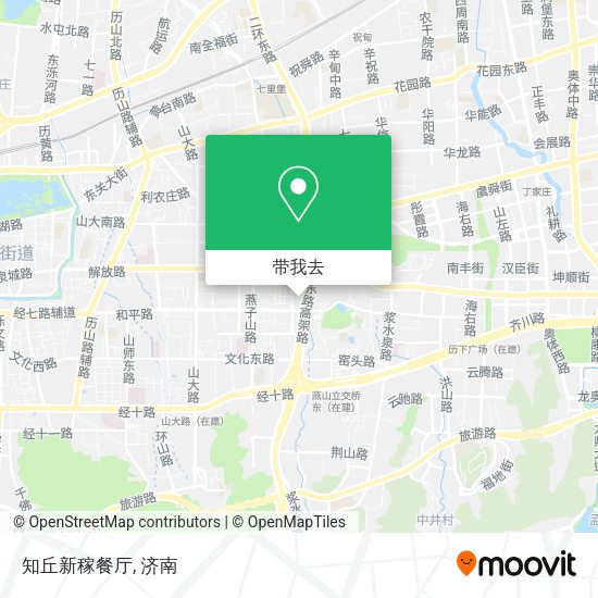 知丘新稼餐厅地图
