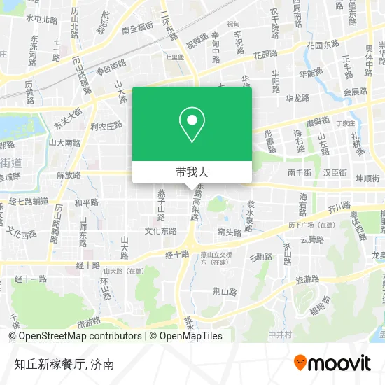 知丘新稼餐厅地图