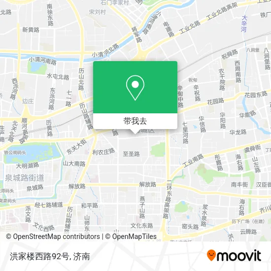 洪家楼西路92号地图