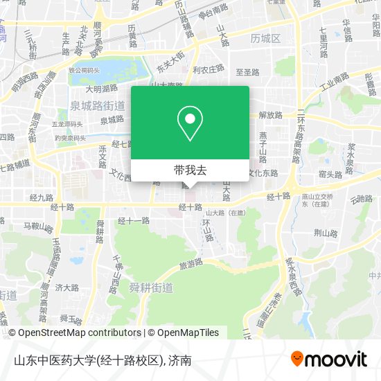山东中医药大学(经十路校区)地图