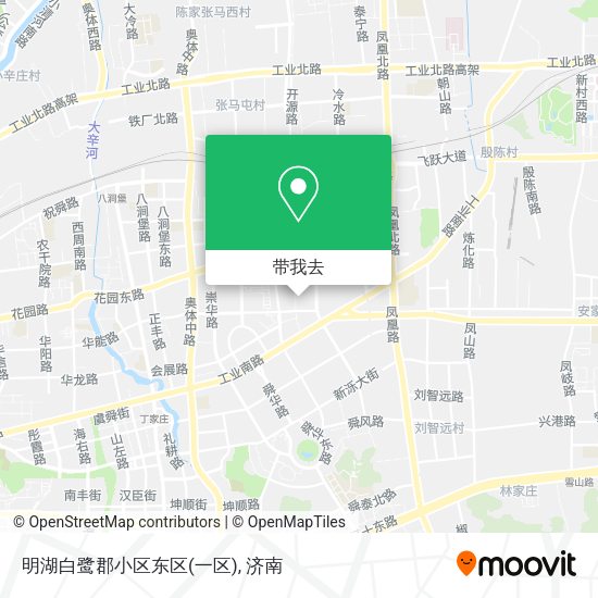 明湖白鹭郡小区东区(一区)地图