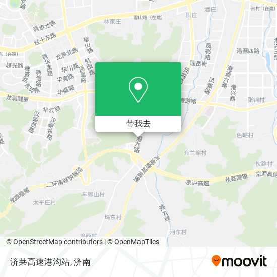 济莱高速港沟站地图