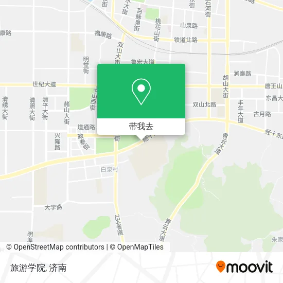 旅游学院地图
