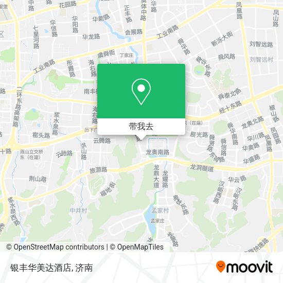 银丰华美达酒店地图